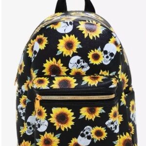 Spencer's Skull and Sunflower Mini Bag